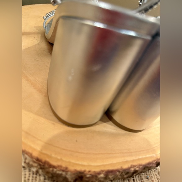 $575 Stuart Weitzman Women's Silver Soiree Crystal Slingback Sandal Shoes Sz-8.5 - Picture 13 of 13